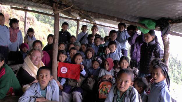 Chhitre visit pic with kids